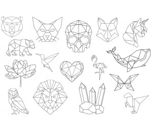 Stickserie - Geometrisch